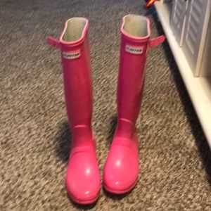 Pink Hunter Wellies!